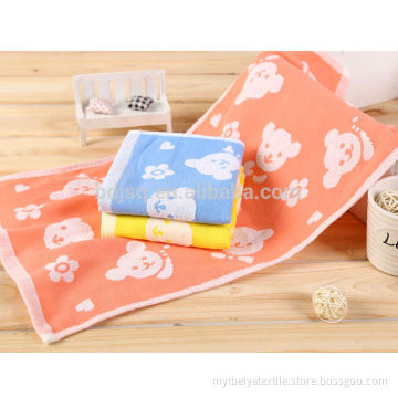 Wholesale to South Korea Best Quality Gauze Jacquard Baby towel saliva towel